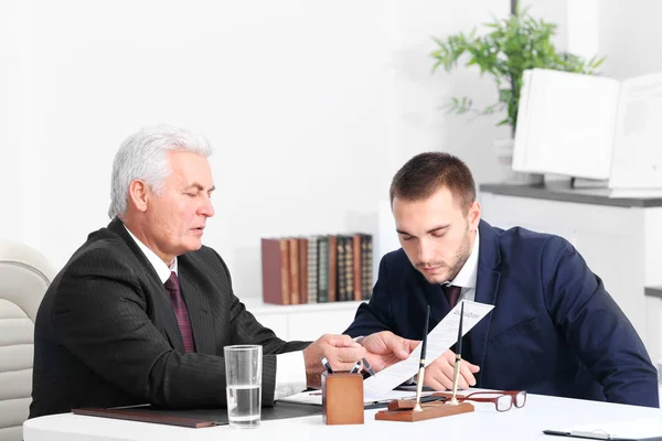 Young Man Notary Office — Stock Photo, Image
