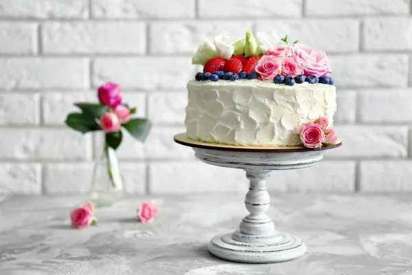 おいしいケーキの装飾 — ストック写真