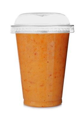 milkshake plastik kap içinde