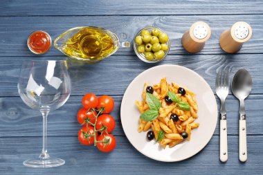 lezzetli penne makarna