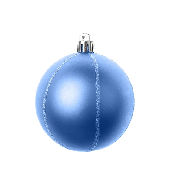 Blue Christmas ball — Stock Photo, Image