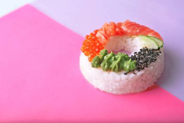 lezzetli suşi halka