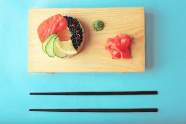 lezzetli suşi halka