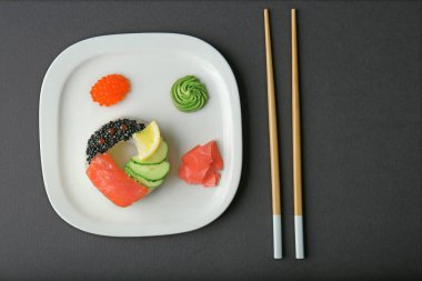 lezzetli suşi halka