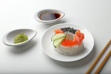 lezzetli suşi halka