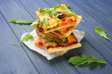 Güzel pizza dilimleri