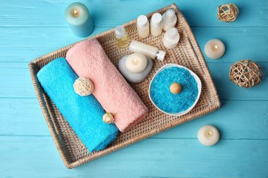 Güzel spa kompozisyonu