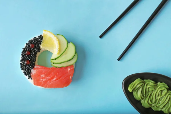 Delicioso donut de sushi —  Fotos de Stock