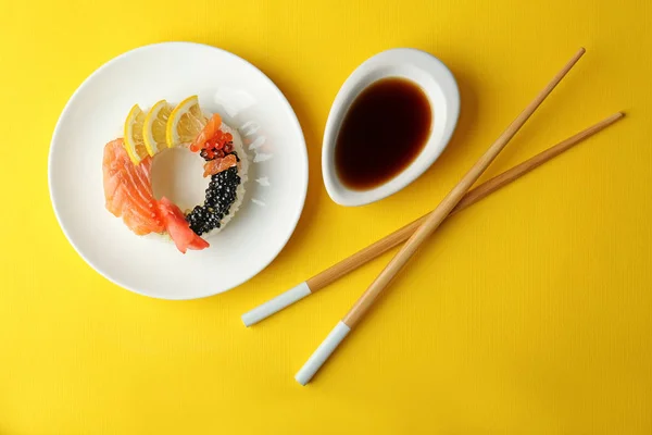 Delicioso donut Sushi — Fotografia de Stock