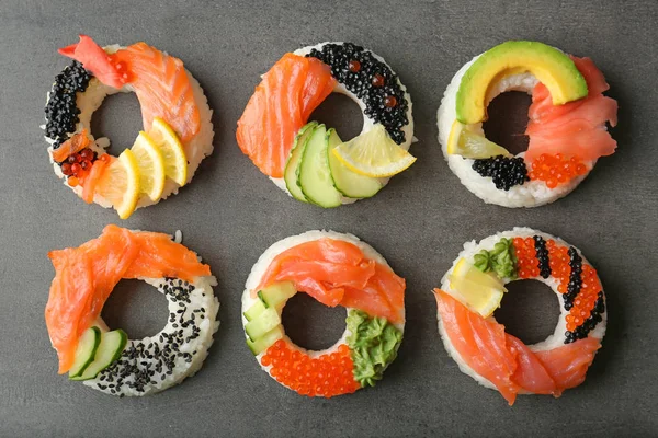 Deliciosos donuts Sushi — Fotografia de Stock