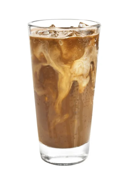 Ein Glas kalten Kaffees — Stockfoto