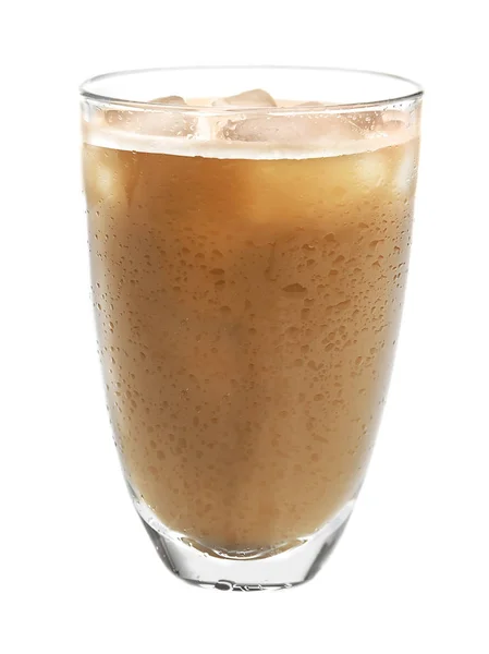 Szklanka zimnej kawy — Zdjęcie stockowe