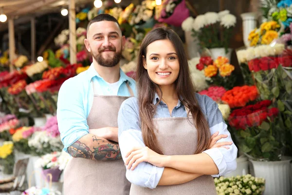 Floristinnen und Floristen — Stockfoto