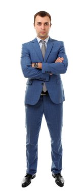 kendinden emin yakışıklı işadamı