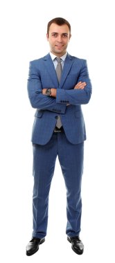 kendinden emin yakışıklı işadamı