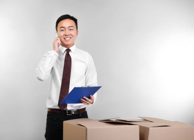 Karton Kutularda, closeup kapalı