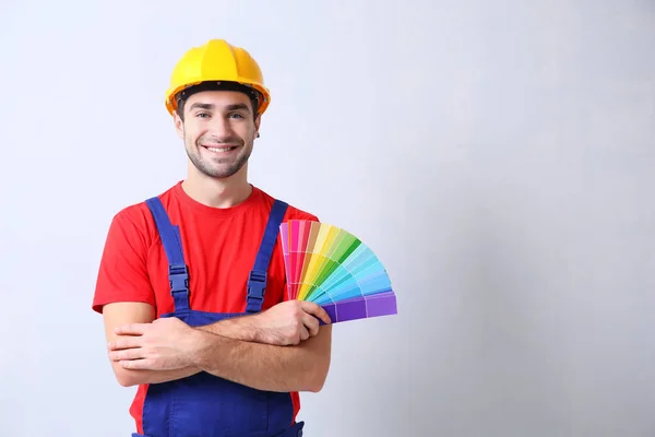 Campioni detenuti dai lavoratori — Foto Stock