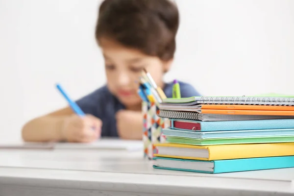 Color notebooks and books — Stock Photo, Image