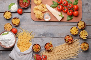 Makarna ve domates çeşitleri