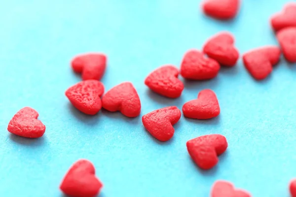 Lilla candy hearts — Stockfoto