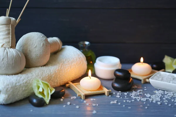 Spa treatments on table — Stock Photo, Image