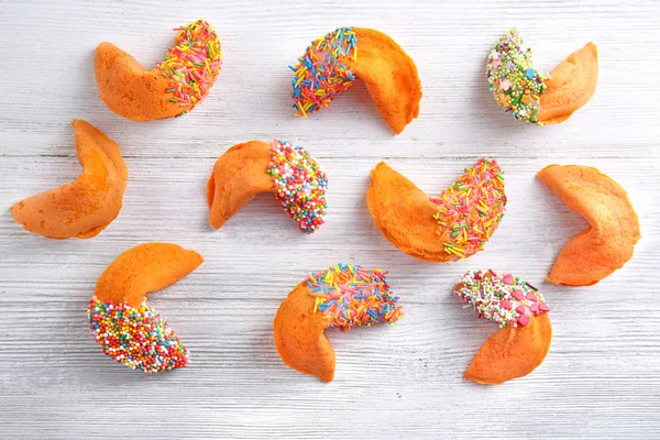Kleurrijke fortune cookies — Stockfoto