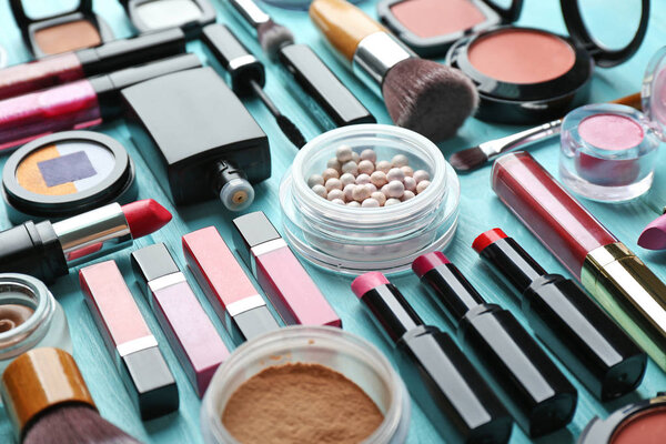 Set of decorative cosmetics