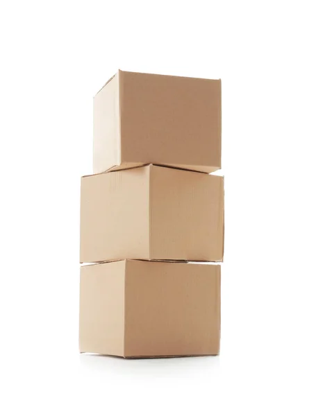 Pile de boîtes en carton — Photo