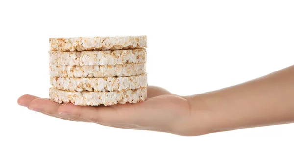 Pile of rice crackers — Stock Photo, Image