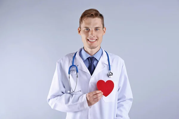 Handsome young doctor Stock Image