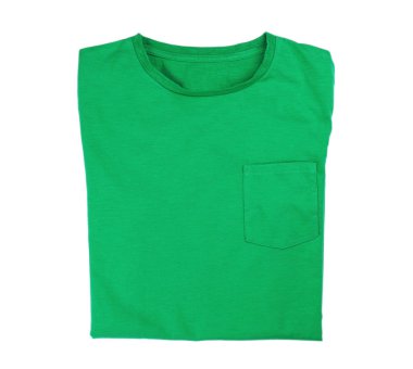 Boş yeşil t-shirt
