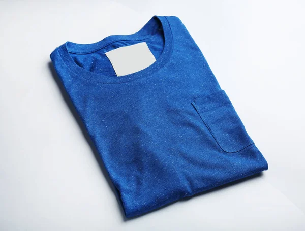 T-shirt blanc bleu — Photo