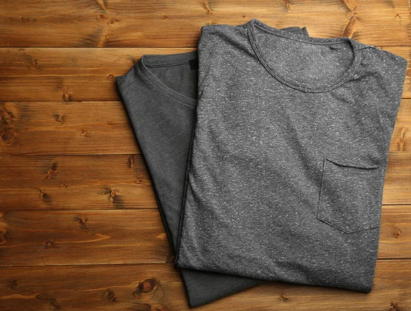 Boş gri t-shirt — Stok fotoğraf