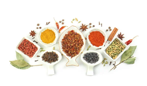 Different Aromatic spices — Stock Photo, Image
