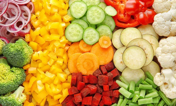Mieszane warzywa wzór — Zdjęcie stockowe