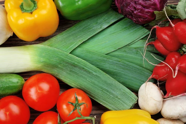 Vzor čerstvé zeleniny — Stock fotografie