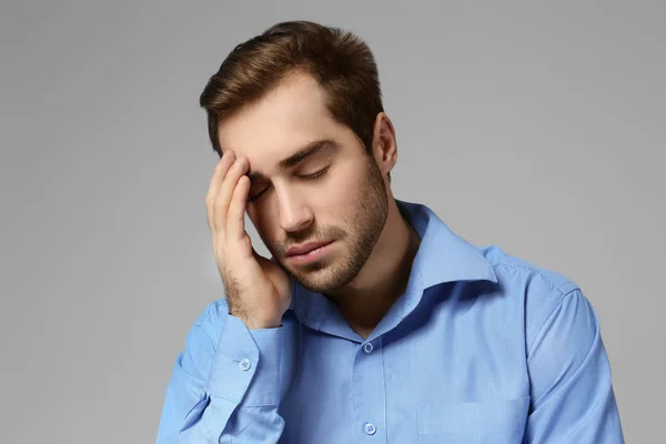 Depressieve jongeman — Stockfoto