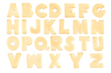 Lezzetli Kurabiye harfler kümesi