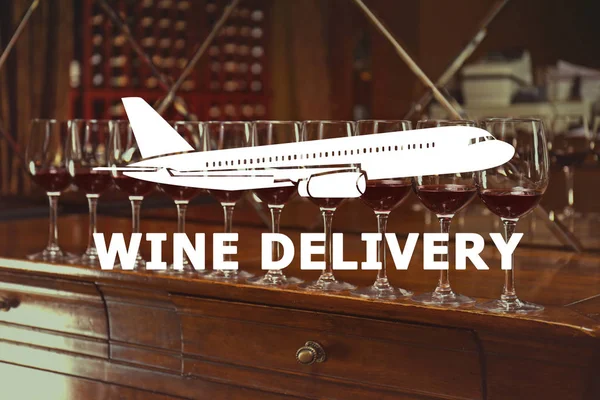 Text WINE DELIVERY