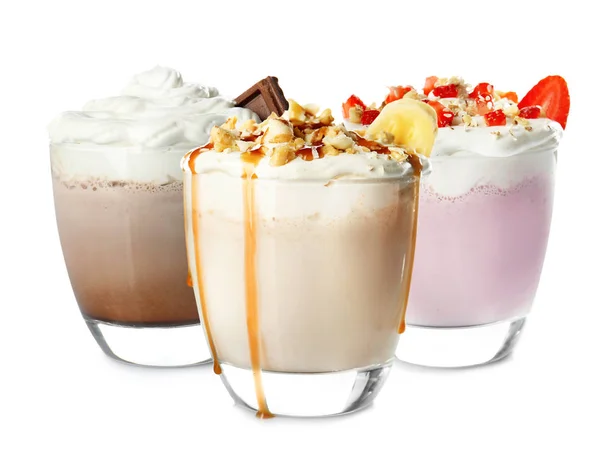 Leckere Milchshakes — Stockfoto