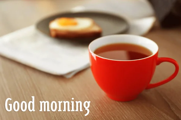 Text GOOD MORNING — Stock Photo, Image