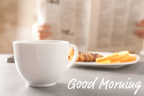 Text GOOD MORNING — Stock Photo, Image
