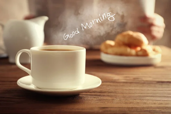 Text GOOD MORNING — Stock Photo, Image