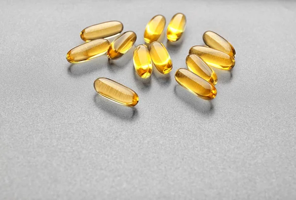 Vissen olie capsules — Stockfoto