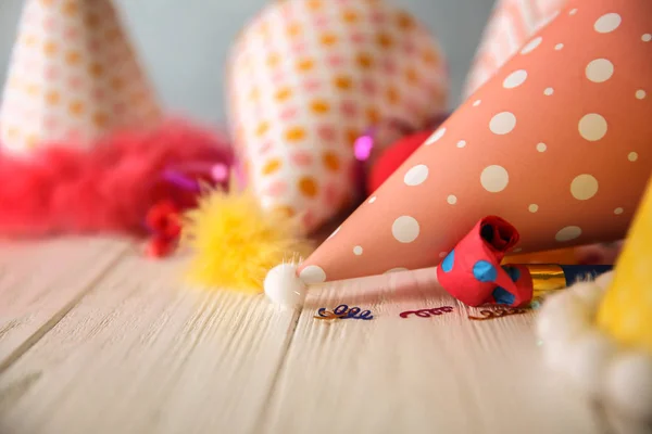 Bonés de festa de aniversário — Fotografia de Stock