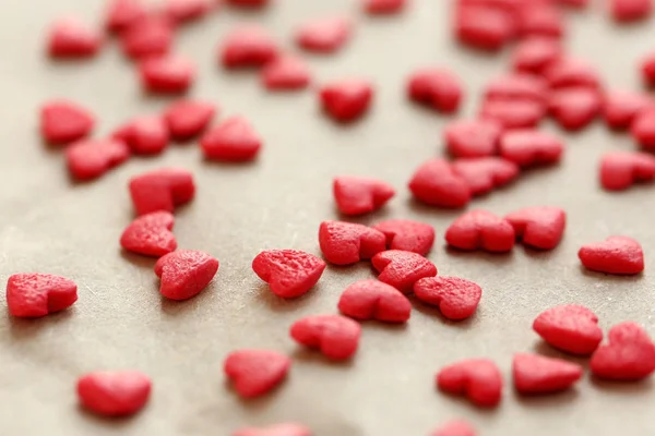Serca małych cukierków — Zdjęcie stockowe
