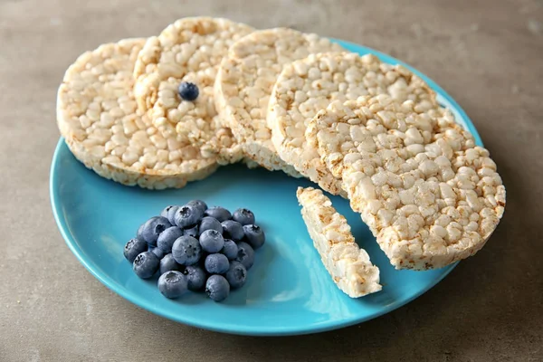 Round rice crisp breads — Stock Photo, Image