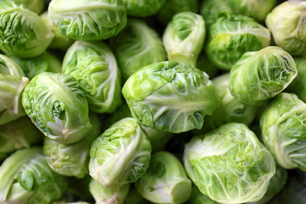 Brussels sprouts background — Stock Photo, Image