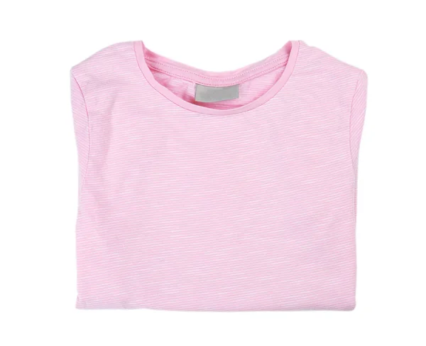 Puste różowy t-shirt — Zdjęcie stockowe