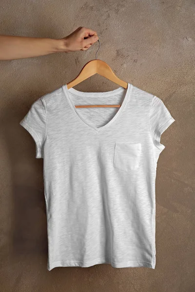 Blank t-shirt background — Stock Photo, Image